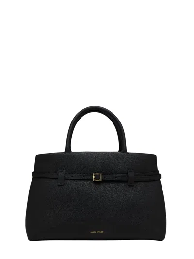 Manu Atelier Le Cambon 35 Mini Handbag In Black