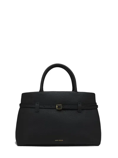 Manu Atelier Le Cambon 35 Mini Handbag In Black