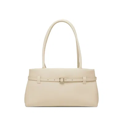 Manu Atelier Le Cambon East West Buckle-detail Shoulder Bag In Neutral