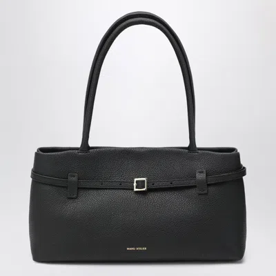 Manu Atelier Le Cambon East West Mini Black Bag