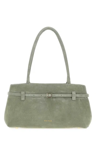 Manu Atelier Le Cambon East West Shoulder Bag In Green