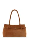 Manu Atelier Le Cambon East West Suede Shoulder Bag