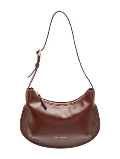 Pre-owned Manu Atelier Leather Ilda Small In Red