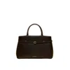 Manu Atelier Leather Tote Bags In Brown