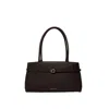 Manu Atelier Leather Tote Bags In Brown
