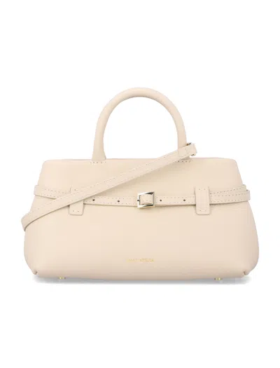 Manu Atelier Le Cambon 25 Vanilla Leather Bag In Neutral