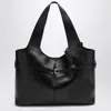 Manu Atelier Medium Shoulder Bag Cambon Rectangular Smooth Buckle Dual In Black