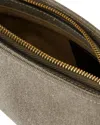 Manu Atelier Mini Curve Hobo Bag -  - Grey/black - Denim In Grey