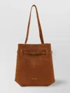 Manu Atelier Mini Everyday Suede Shoulder Bag