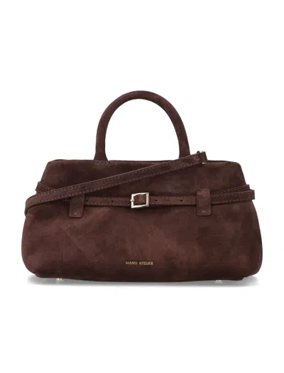 Manu Atelier Mini Fashion Bag In Yellow