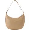 Manu Atelier Sac Mini Hobo En Cuir Beige In Beige