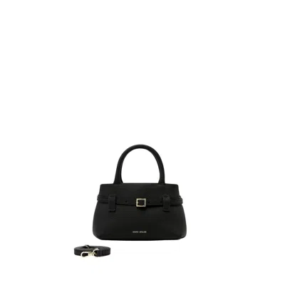 Manu Atelier Mini Le Cambon 20 Handbag In Black