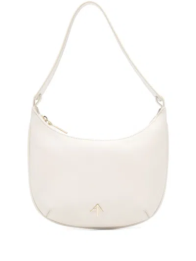 Manu Atelier Mini Manu Shoulder Bag In Nude