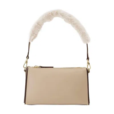 Manu Atelier Mini Prism Bag In Sand