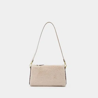 Manu Atelier Mini Prism Bag In Beige