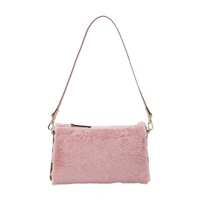 Manu Atelier Mini Prism Bag In Pink