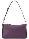 Manu Atelier Mini Prism Hobo Bag - Steel/purple - Leather In Purple