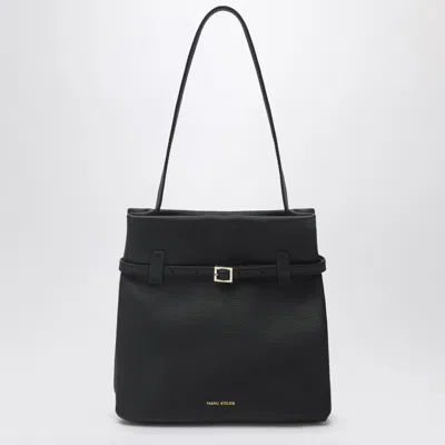 Manu Atelier Mini Tote Du Jour Black Bag