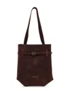 Manu Atelier Tote Du Jour Suede Buckle-fastening Tote Bag