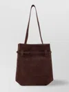 Manu Atelier Mini Tote Jour Suede Shoulder Bag