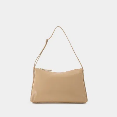 Manu Atelier Prism Hobo Bag In Beige