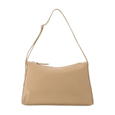Manu Atelier Prism Hobo Bag In Sand