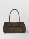 Manu Atelier Rectangular Shape Top Handles Buckle Detail Bag