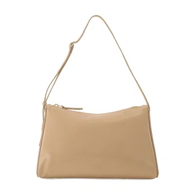Manu Atelier Shoulder Bag In Beige