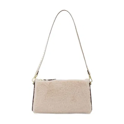 Manu Atelier Shoulder Bag In Beige