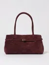 Manu Atelier Shoulder Bag  Woman Color Burgundy In Burgundy