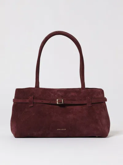 Manu Atelier Shoulder Bag  Woman Color Burgundy