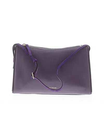 Pre-owned Manu Atelier Shoulder Bag In Purple