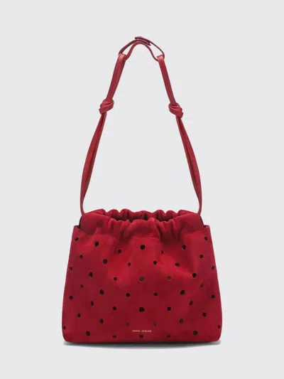 Manu Atelier Crossbody Bag Woman In Red