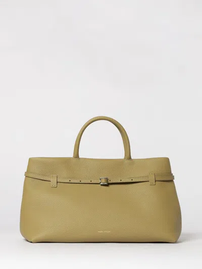 Manu Atelier Shoulder Bag  Woman Color Green In Yellow