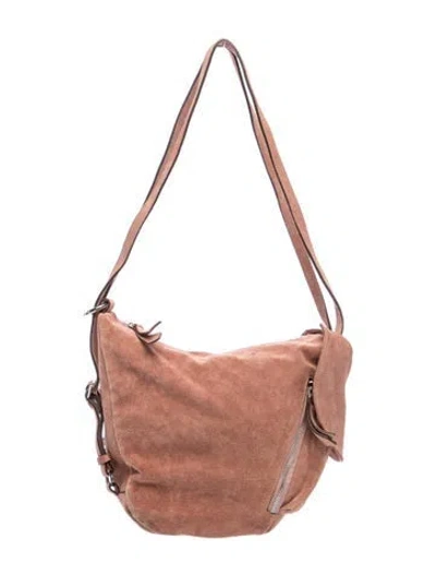 Pre-owned Manu Atelier Signature Top Handle Bag In Pink