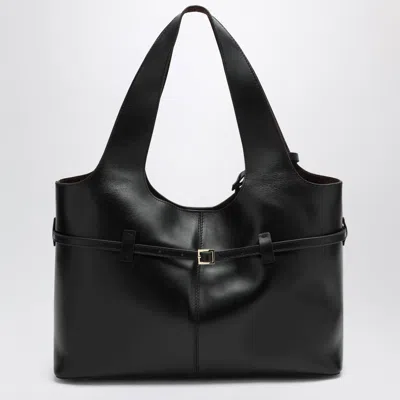 Manu Atelier Structured Mini Tote Bag In Black