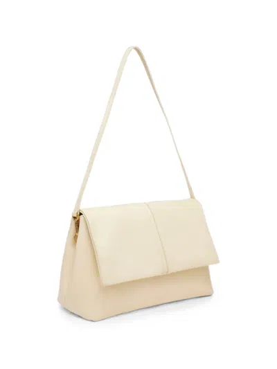 Manu Atelier The Fold Leather Shoulder Bag In Neutral