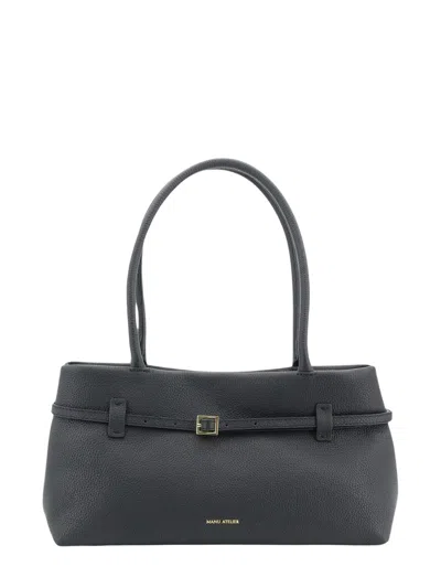 Manu Atelier The Le Cambon Mini West Handbag In Black