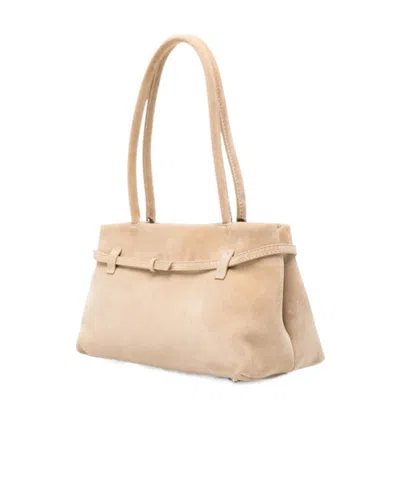 Manu Atelier Top-handle Handbag In Neutral