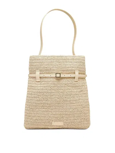 Manu Atelier Tote Bag Du Jour In Beige