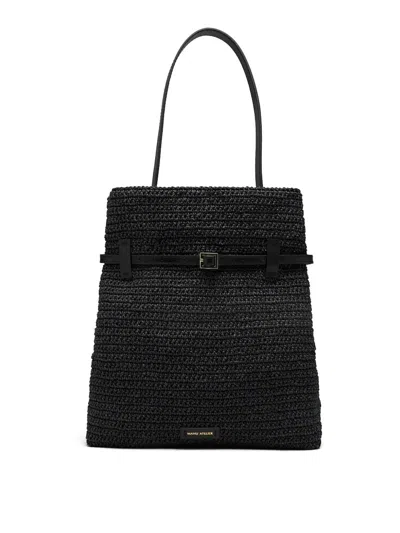 Manu Atelier Tote Bag Du Jour In Black