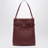 Manu Atelier Tote Du Jour Burgundy Suede Tote Bag In Burgundy