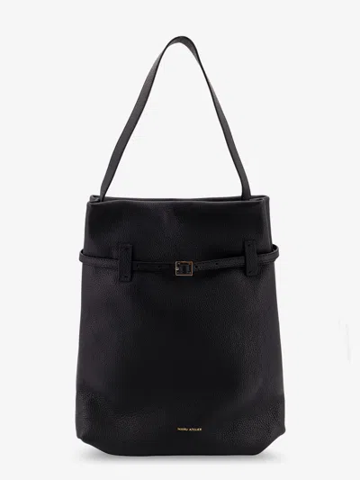 Manu Atelier Tote Du Jour Leather Shoulder Bag