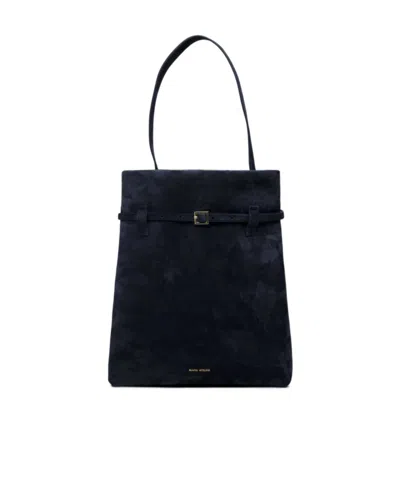 Manu Atelier Tote Du Jour Shoulder Bag In Blue