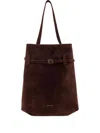 Manu Atelier Tote Du Jour Suede Buckle-fastening Tote Bag