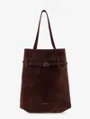 Manu Atelier Tote Du Jour Suede Buckle-fastening Tote Bag
