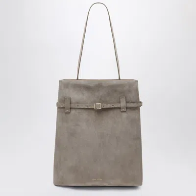 Manu Atelier | Tote Du Jour Sughero Tote Bag In Suede In Brown