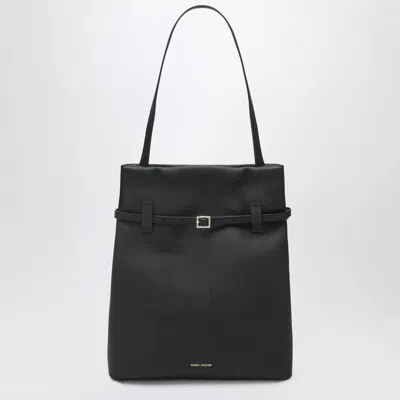 Manu Atelier Tote Du Jour Tote Bag In Black Calfskin