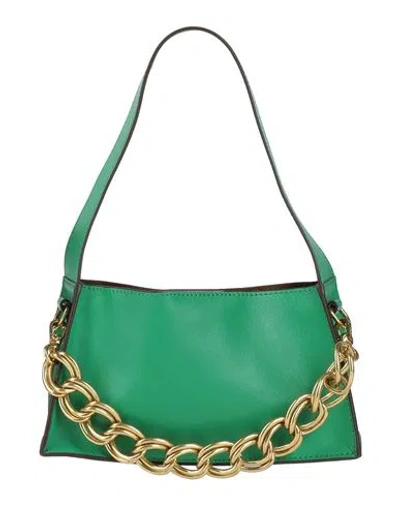 Manu Atelier Woman Handbag Green Size - Calfskin