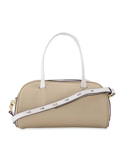 MANU ATELIER WOMEN'S HOURGLASS LEATHER SHOULDER BAG